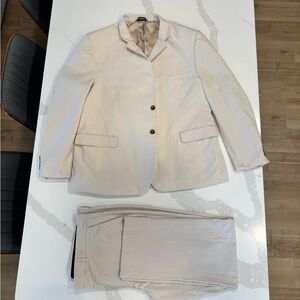 Men's Nautica Cream Blazer and Pants Set